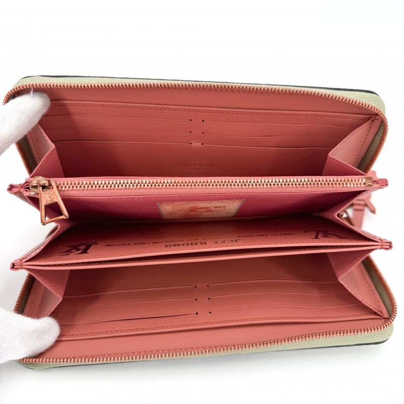 Louis Vuitton Wallet Masters Collection Zippy Mona Lisa Khaki Multicolor