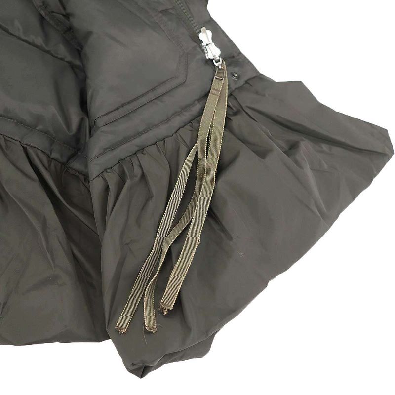 Moncler Serina Reversible Down Coat Dark Olive Type 0