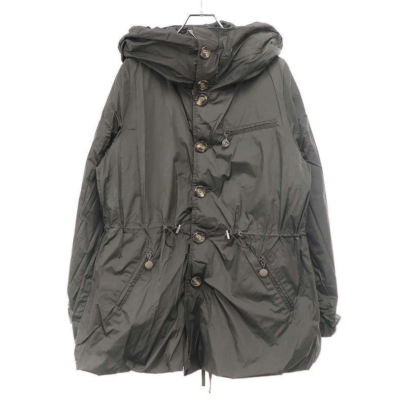 Moncler Serina Reversible Down Coat Dark Olive Type 0