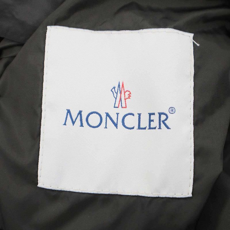 Moncler Serina Reversible Down Coat Dark Olive Type 0