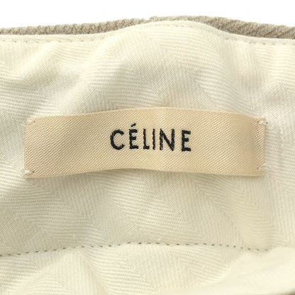 Celine by Phoebe Philo Wool Wide Pants 2 Beige 36