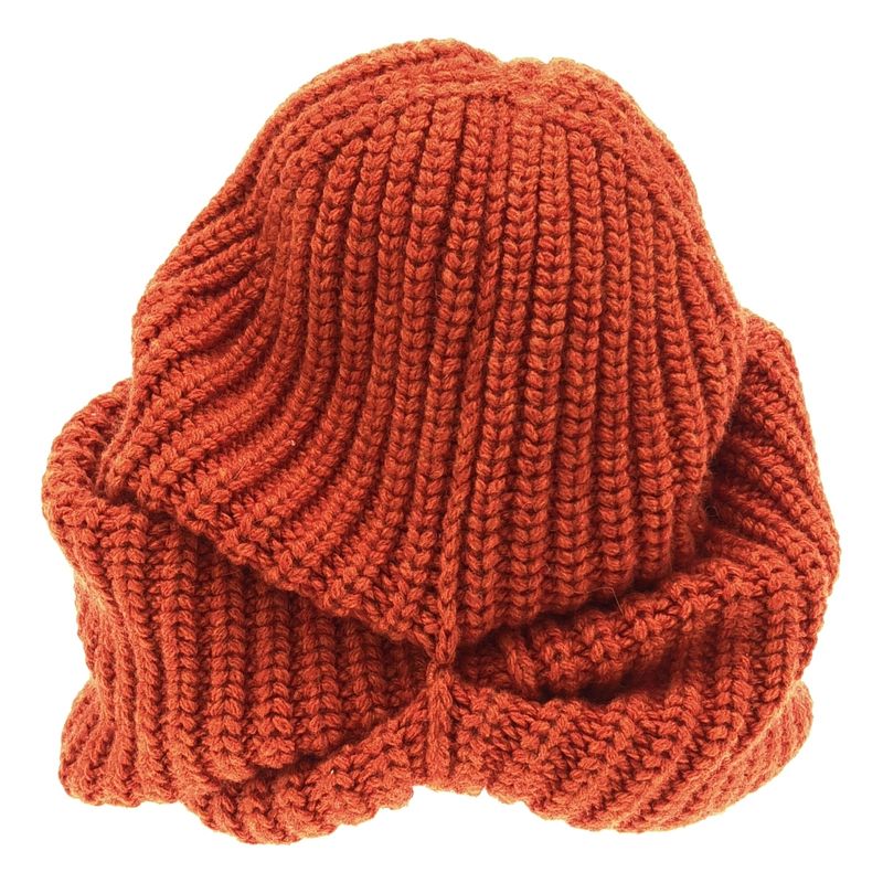 Loro Piana Vinnie Knit Cap Orange