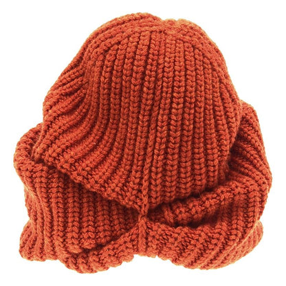 Loro Piana Vinnie Knit Cap Orange