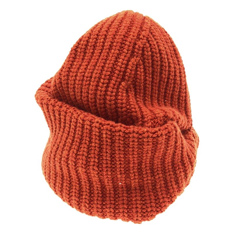 Loro Piana Vinnie Knit Cap Orange