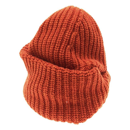 Loro Piana Vinnie Knit Cap Orange