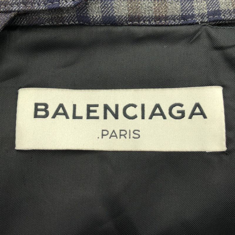 Balenciaga Check Overalls Mixed Color 36 Skirt