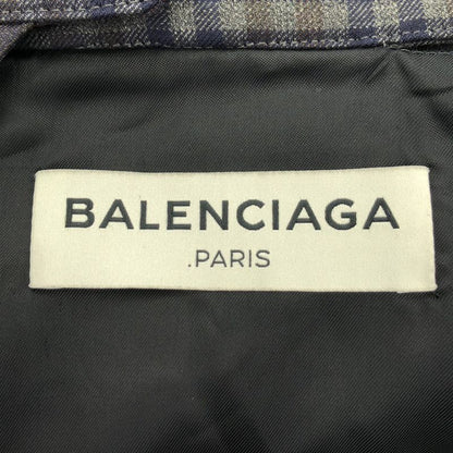 Balenciaga Check Overalls Mixed Color 36 Skirt