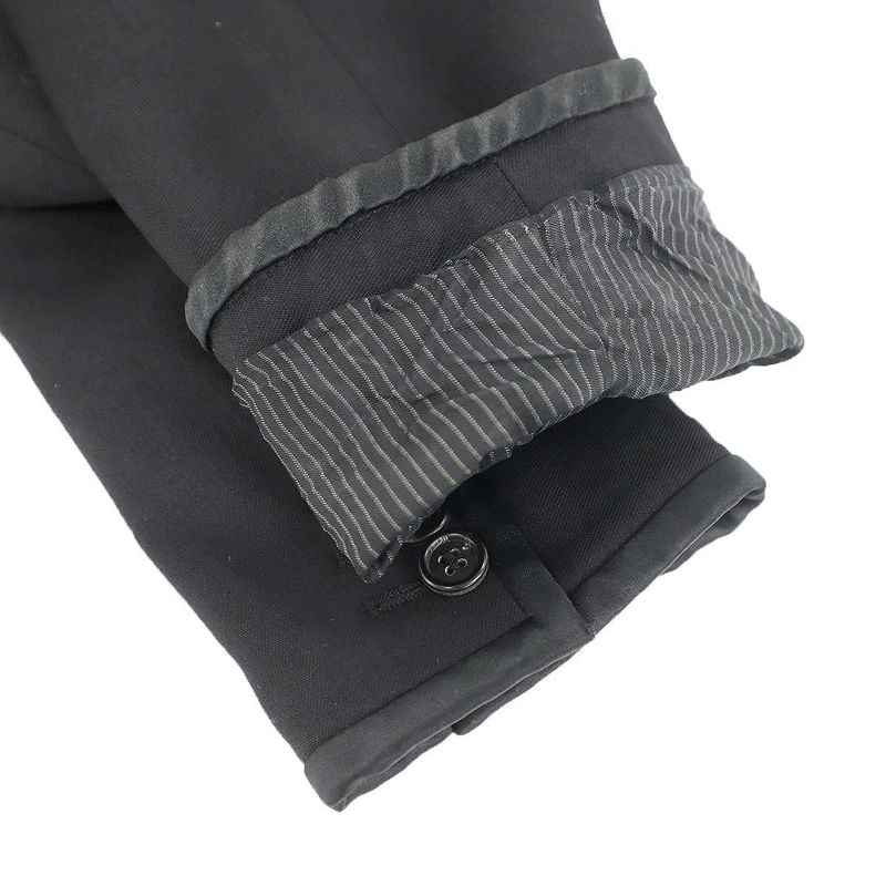 Dior Homme Satin Lapel Smoking Tuxedo Jacket Black 44