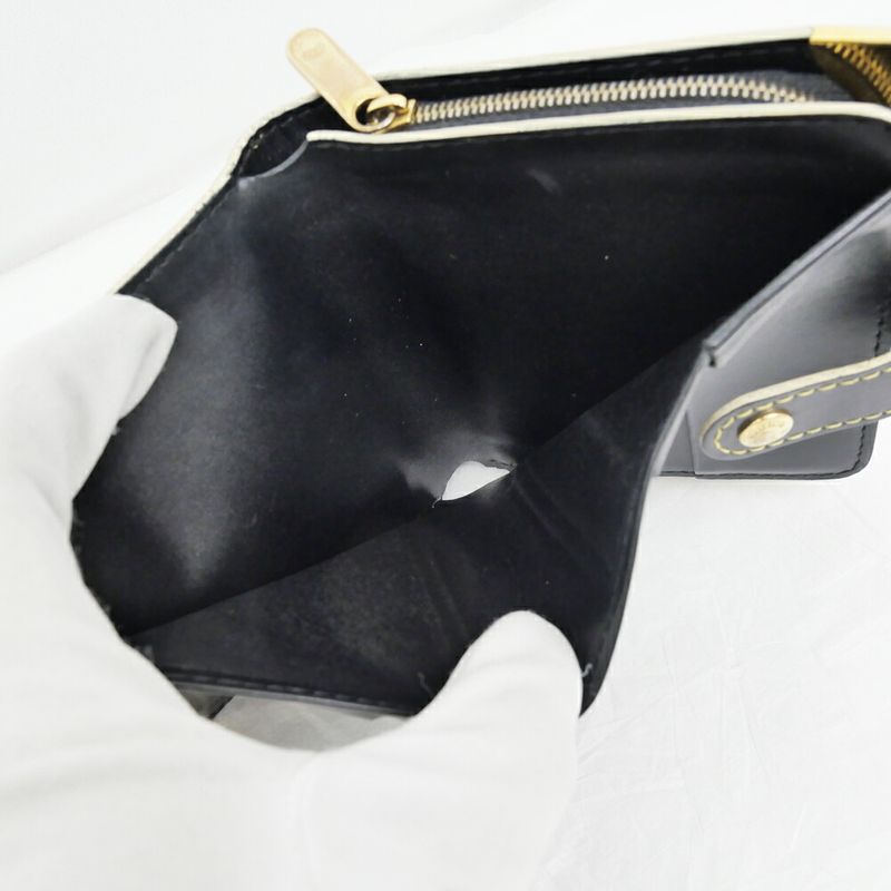 Louis Vuitton Compact Zip Suhali Black Gold Bifold