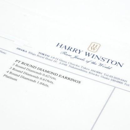 Harry Winston Earrings Platinum