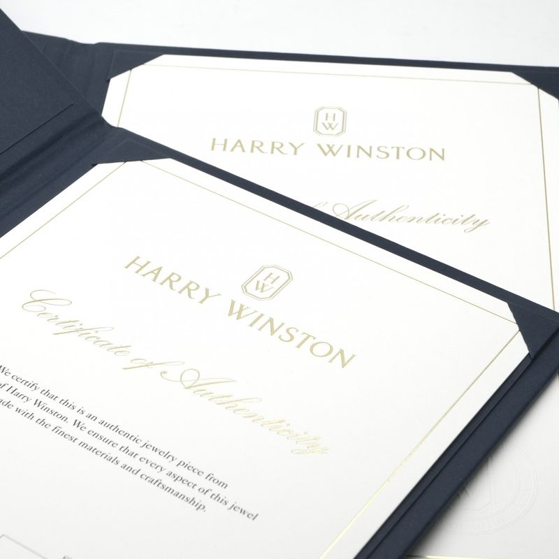 Harry Winston Round Cut Band Ring Classic Diamond Wedding