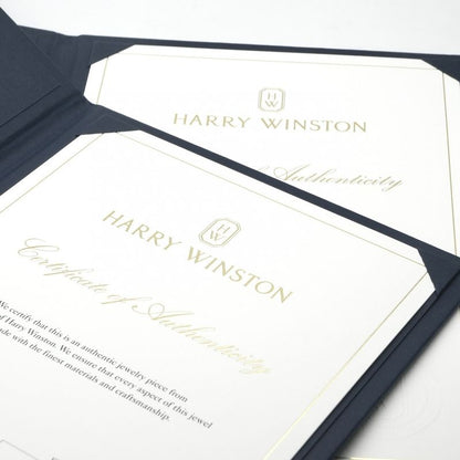 Harry Winston Round Cut Band Ring Classic Diamond Wedding