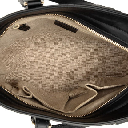 Gucci Micro Guccissima 2-Way Shoulder Bag Black Leather
