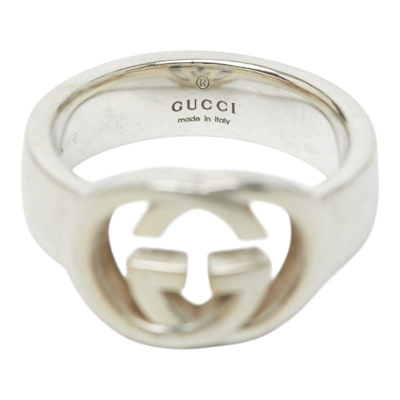 Gucci Interlocking Ring Silver