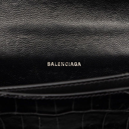 Balenciaga Shoulder Bag Leather Black