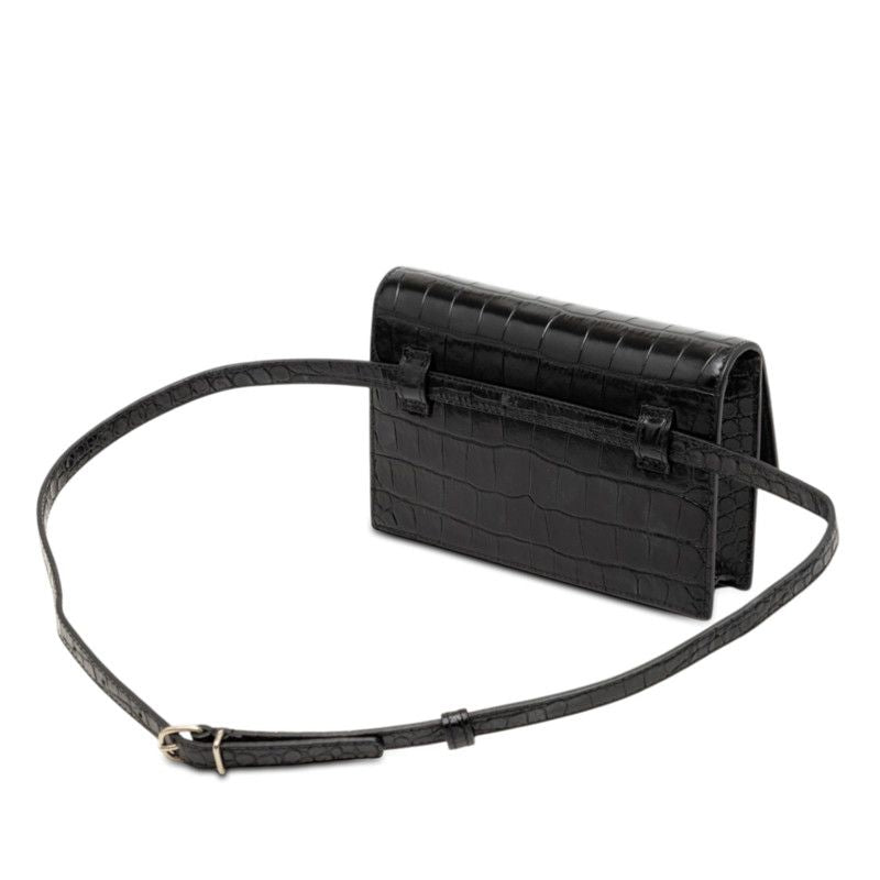 Balenciaga Shoulder Bag Leather Black