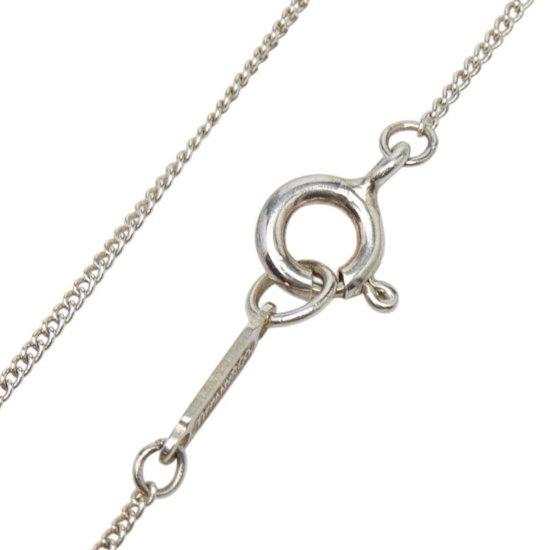 Tiffany & Co Ribbon Pendant Necklace Silver