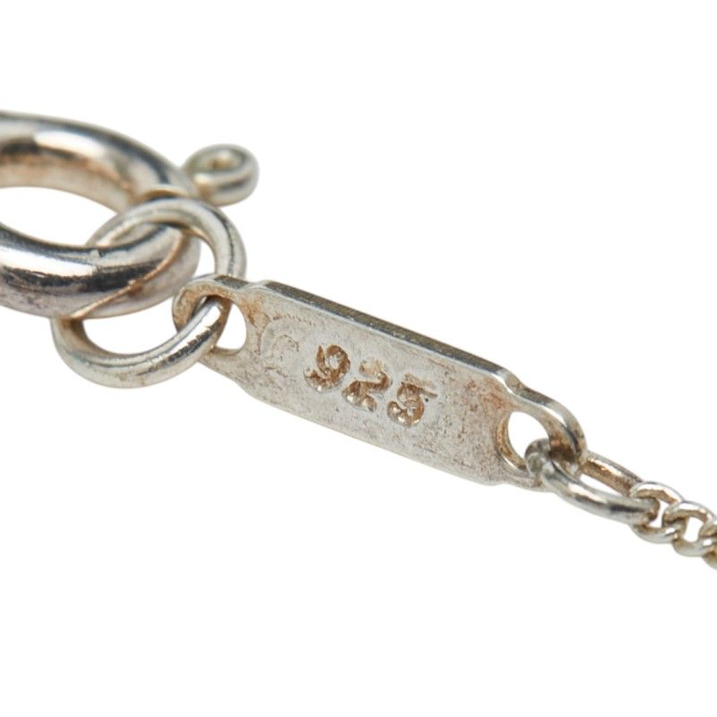 Tiffany & Co Ribbon Pendant Necklace Silver