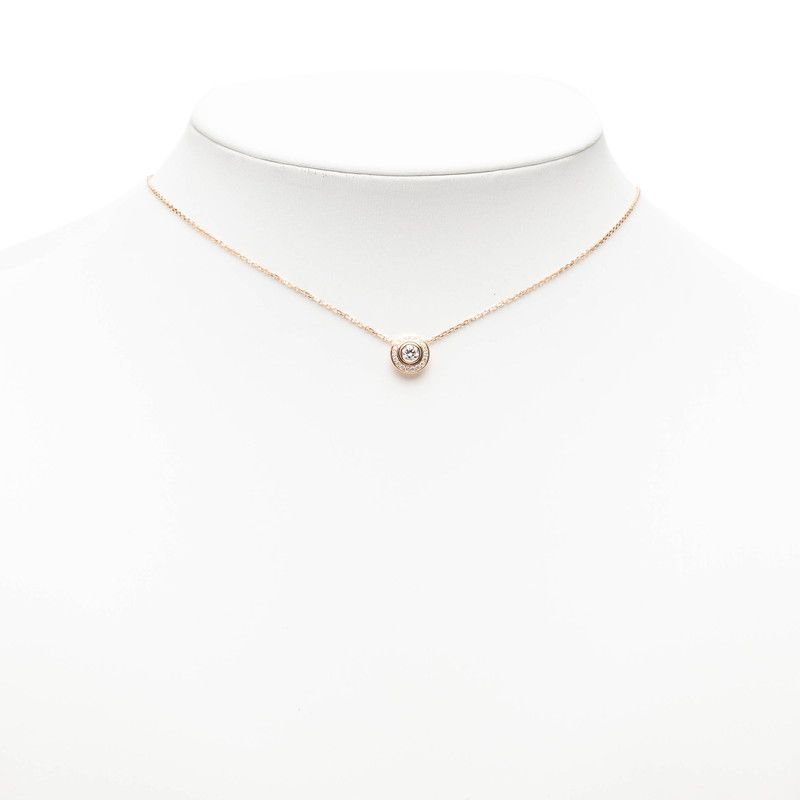 Cartier Damier Pave Diamond 18K Pink Gold