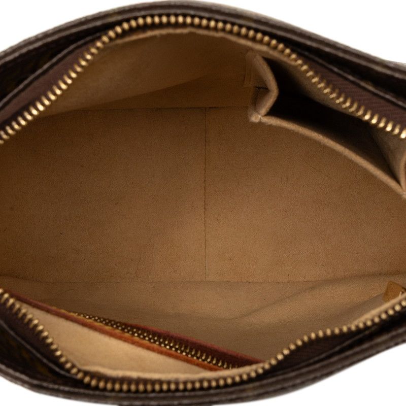 Louis Vuitton Monogram Looping MM Shoulder Bag Brown Leather