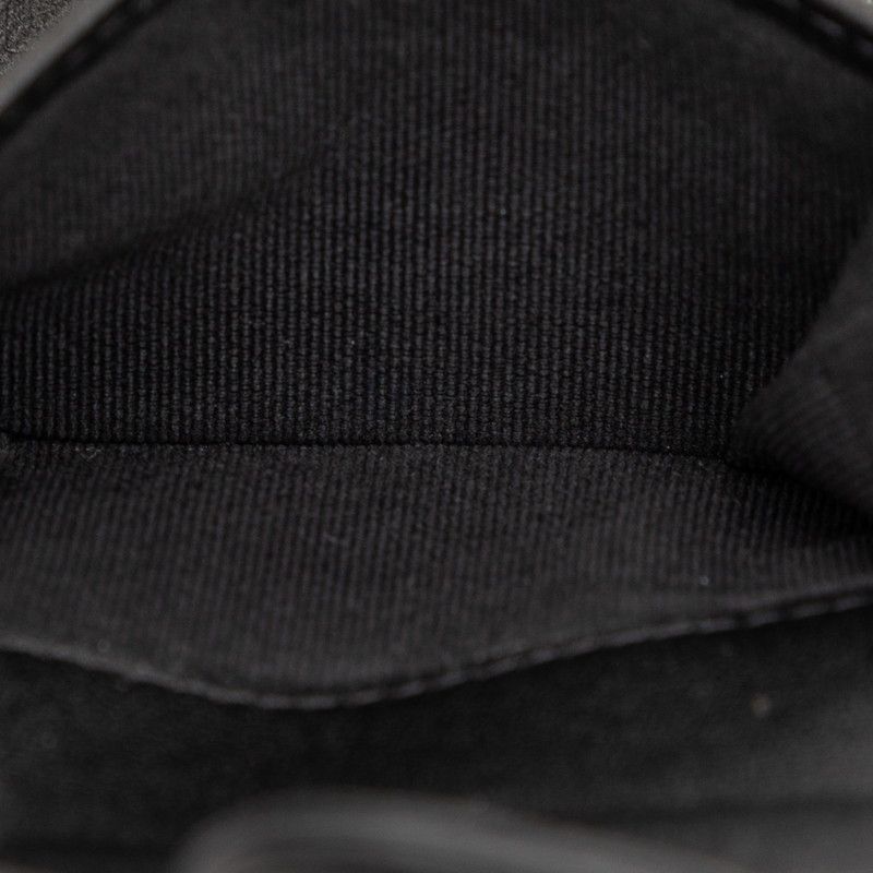 Chanel CC Logo Quilted Black Lambskin