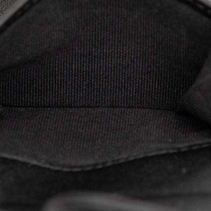 Chanel CC Logo Quilted Black Lambskin