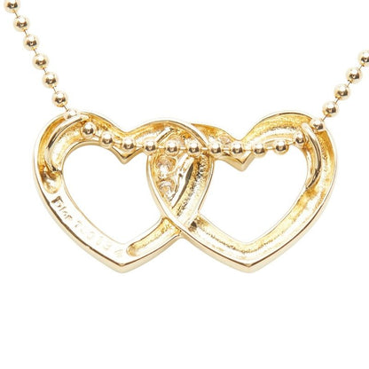 Dior Heart Motif Pendant Necklace 18K Yellow Gold