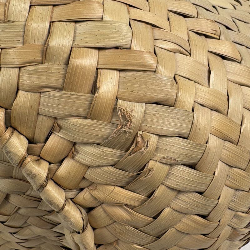 Loewe Basket Bag Anagram Palm Leaf Handbag Raffia Natural Brown