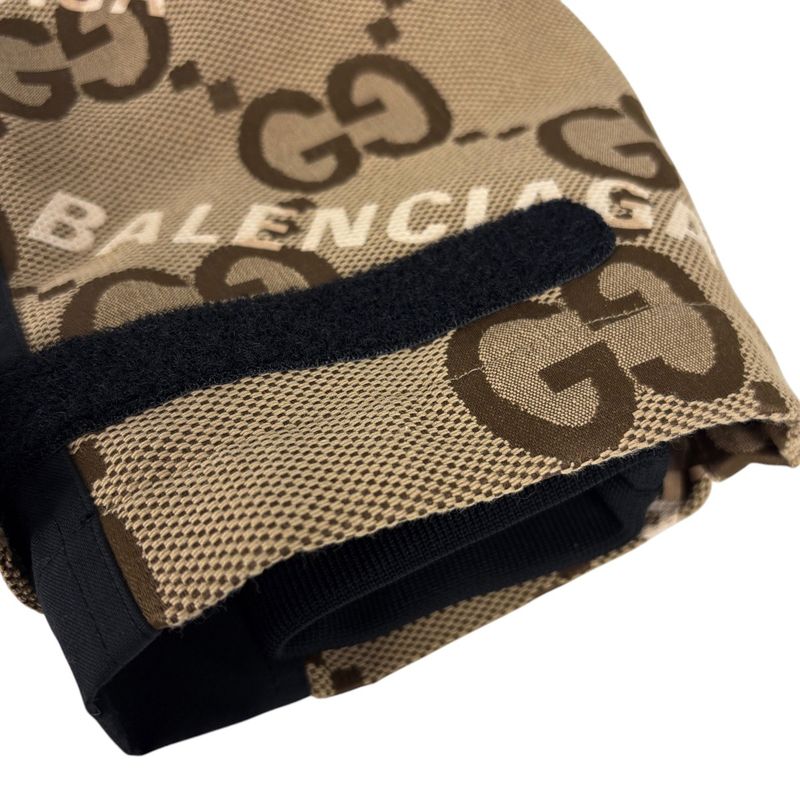 Gucci Jumbo GG Jacket Hacker Project Hood Beige Black