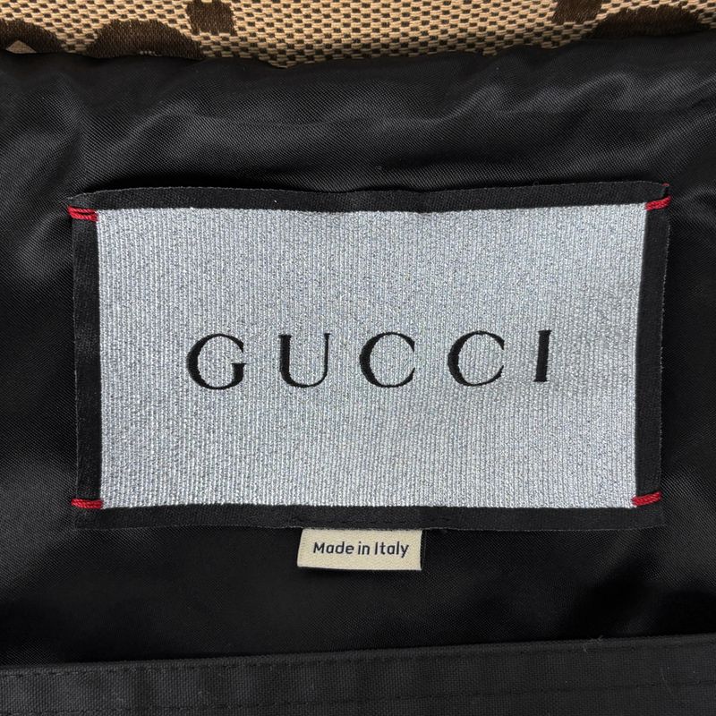 Gucci Jumbo GG Jacket Hacker Project Hood Beige Black