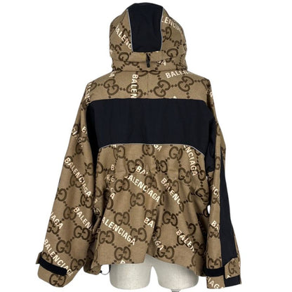 Gucci Jumbo GG Jacket Hacker Project Hood Beige Black