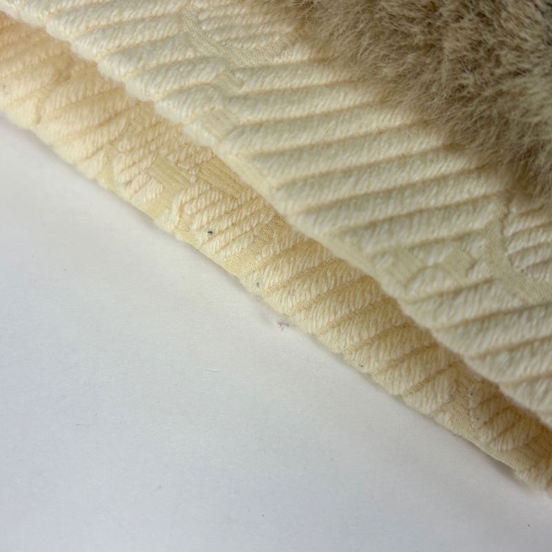 Gucci GG Pattern Jacket Faux Fur Clover Button Jackets Hair