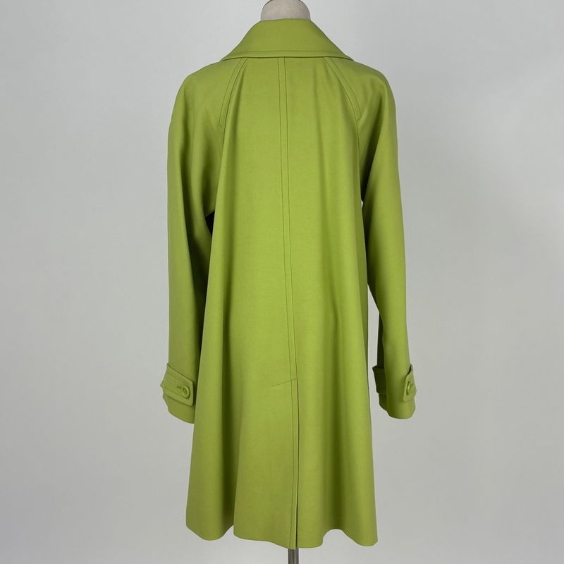 Saint Laurent Yves Collarless Coat A-line Hair