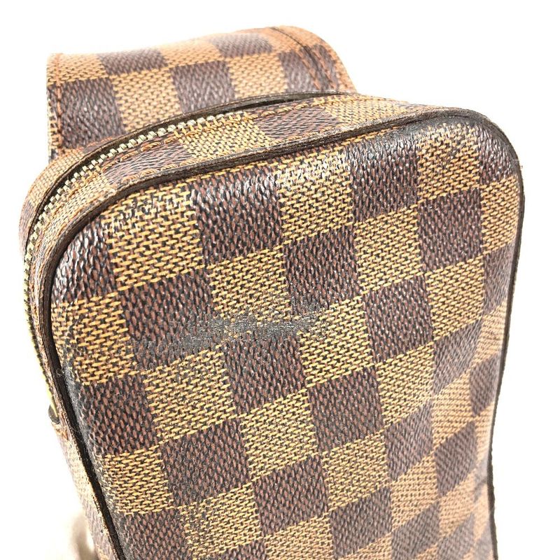 Louis Vuitton Belt Bag Geronimos Old Damier Canvas Ebene Brown