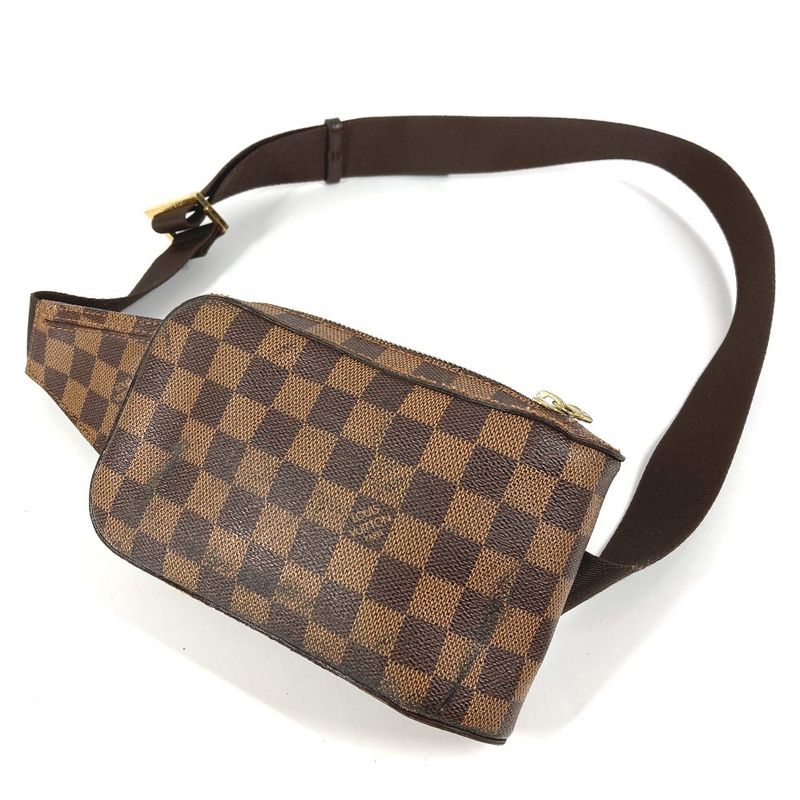 Louis Vuitton Belt Bag Geronimos Old Damier Canvas Ebene Brown