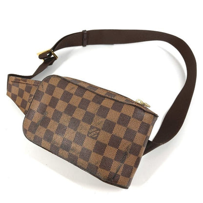 Louis Vuitton Belt Bag Geronimos Old Damier Canvas Ebene Brown