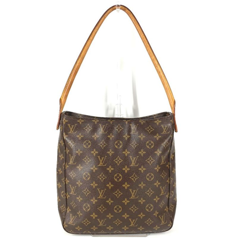 Louis Vuitton Shoulder Bag Looping GM Monogram Canvas Brown