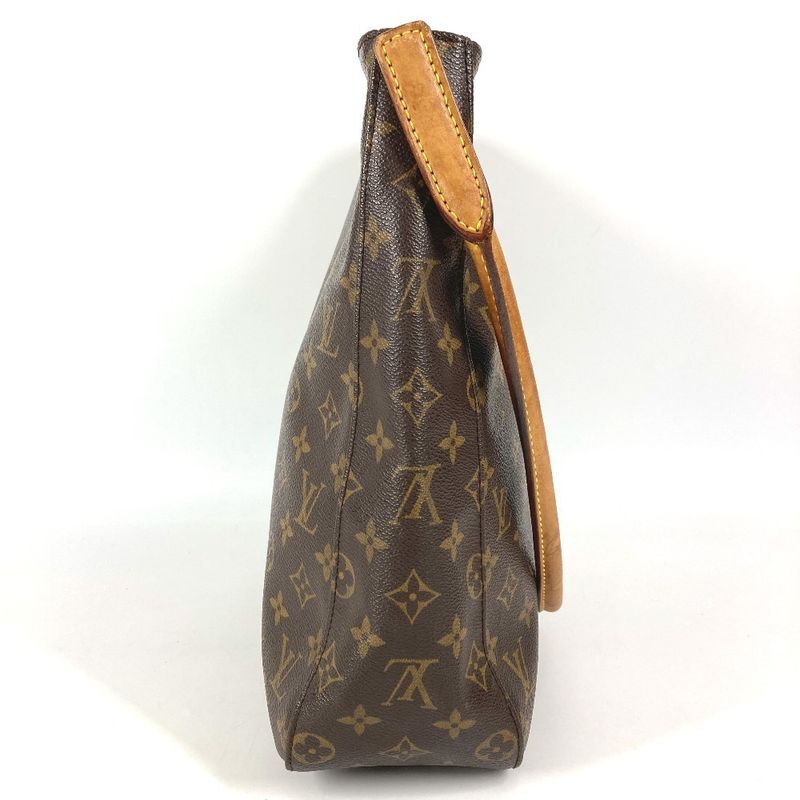 Louis Vuitton Shoulder Bag Looping GM Monogram Canvas Brown