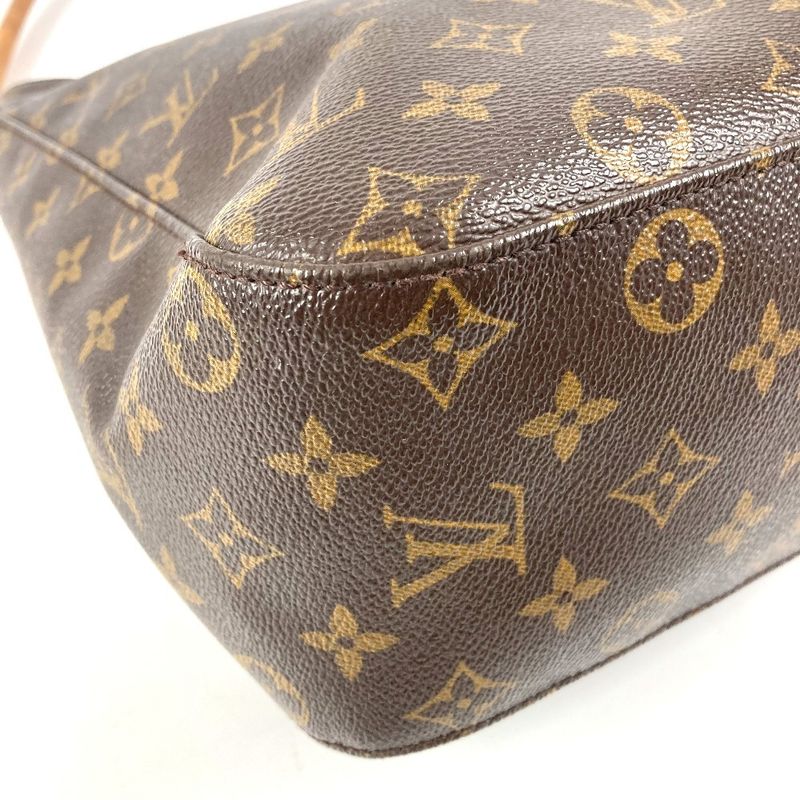 Louis Vuitton Shoulder Bag Looping GM Monogram Canvas Brown