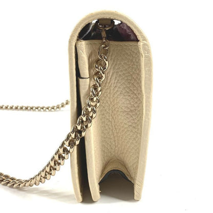 Gucci Wallet Interlocking Soho Leather Ivory