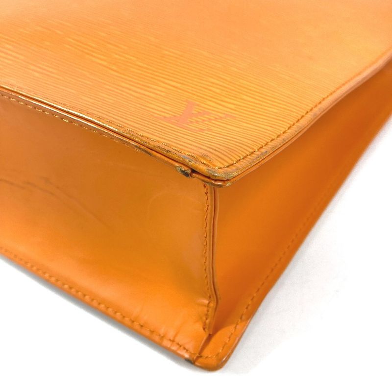 Louis Vuitton Tote Sac Plat PM Epi Leather Mandarin Orange
