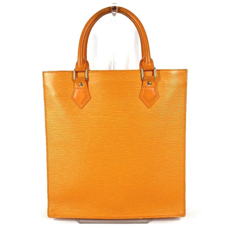 Louis Vuitton Tote Sac Plat PM Epi Leather Mandarin Orange