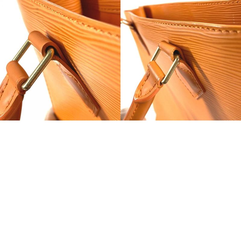 Louis Vuitton Tote Sac Plat PM Epi Leather Mandarin Orange