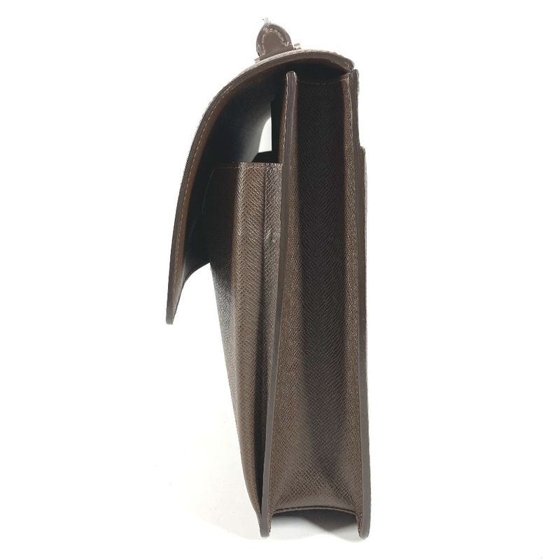 Louis Vuitton Business Bag Lagito Taiga Leather Grizzly Brown