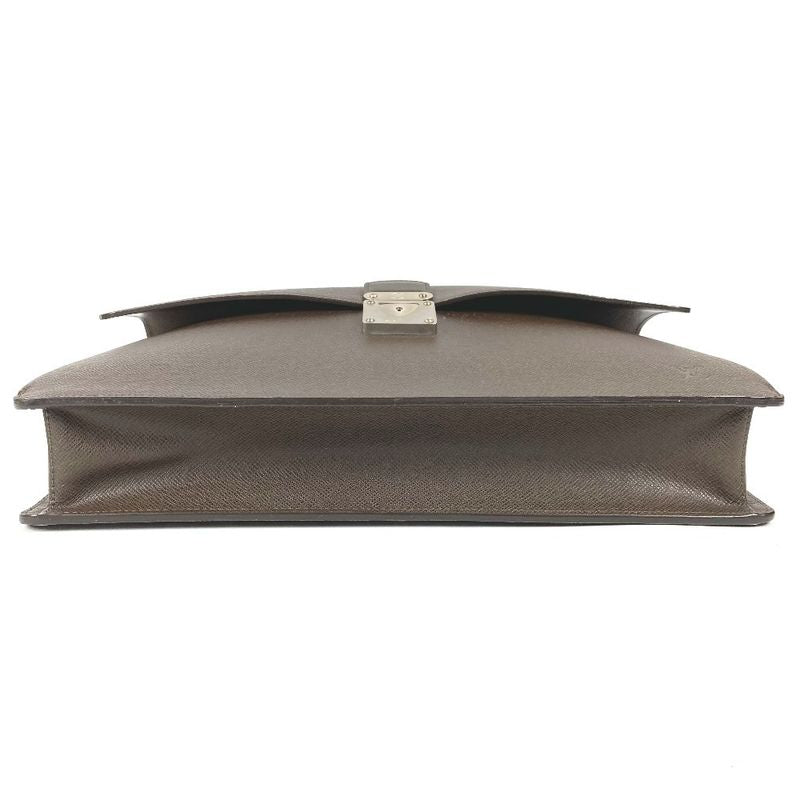 Louis Vuitton Business Bag Lagito Taiga Leather Grizzly Brown