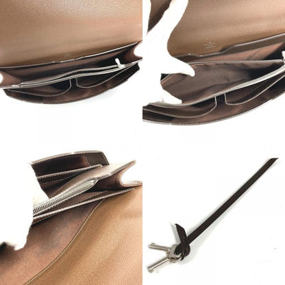 Louis Vuitton Business Bag Lagito Taiga Leather Grizzly Brown