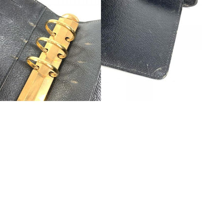 Louis Vuitton Notebook Cover Agenda MM Epi Leather Black