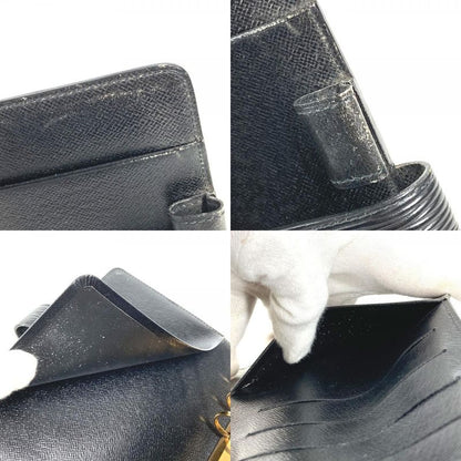 Louis Vuitton Notebook Cover Agenda MM Epi Leather Black
