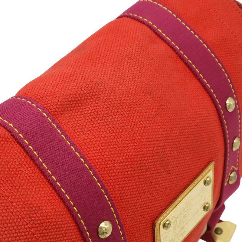 Louis Vuitton Antigua Besace PM Shoulder Bag Crossbody Canvas Rouge