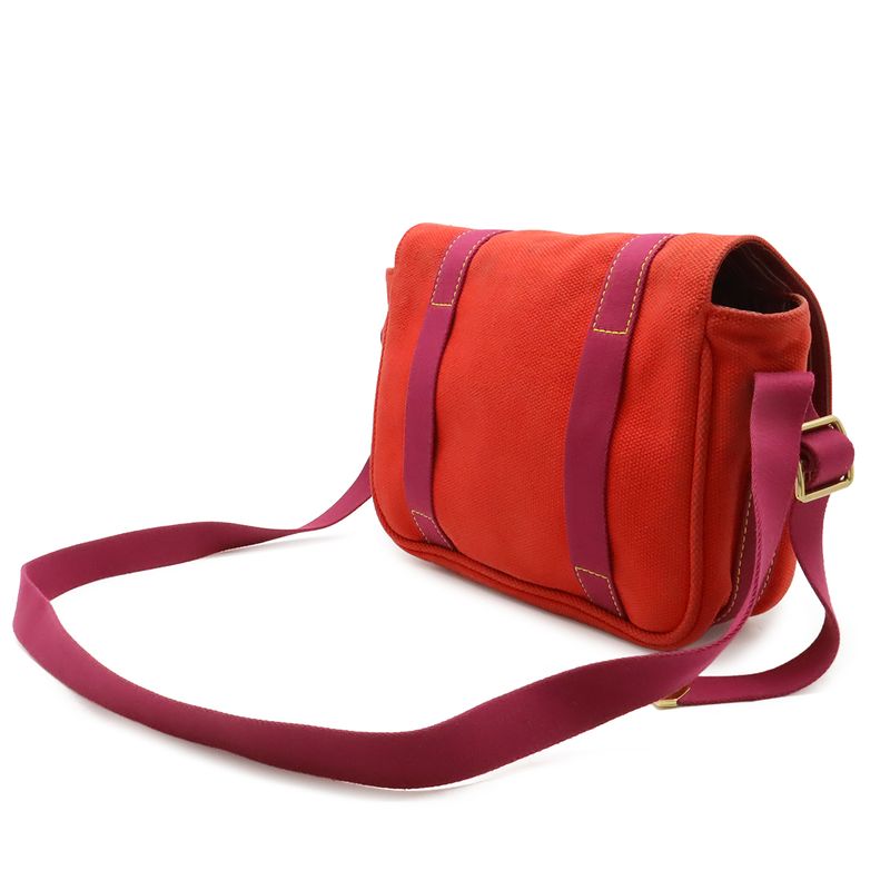 Louis Vuitton Antigua Besace PM Shoulder Bag Crossbody Canvas Rouge